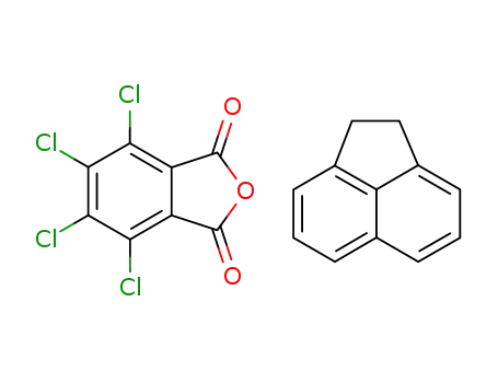 tetrachloro-phthalic acid-anhydride; compound with acenaphthene