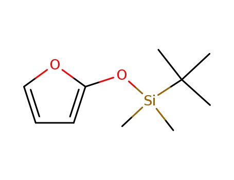 Molecular Structure of 121896-38-6 (Silane, (1,1-dimethylethyl)(2-furanyloxy)dimethyl-)