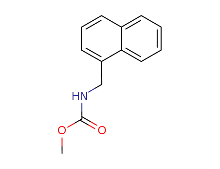 Molecular Structure of 92277-77-5 (Carbamic acid, (1-naphthalenylmethyl)-, methyl ester)