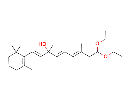 (trimethyl-2,6,6 cyclohexene-1 yl)-9 diethoxy-1,1 dimethyl-3,7 hydroxy-7 nonatriene-3,5,8