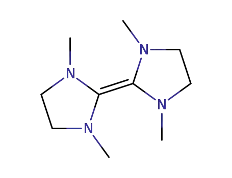 Molecular Structure of 1911-01-9 (2-(1,3-dimethylimidazolidin-2-ylidene)-1,3-dimethyl-imidazolidine)