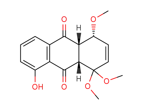 (4α,4aβ,9aβ)-8-hydroxy-1,1,4-trimethoxy-1,4,4a,9a-tetrahydroanthraquinone