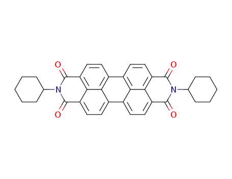 Molecular Structure of 41572-86-5 (2,9-Di(cyclohexyl)-anthra2,1,9-def:6,5,10-d'e'f'diisoquinoline-1,3,8,10-tetrone)