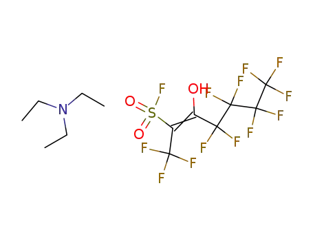 (Z)-1,1,1,4,4,5,5,6,6,7,7,7-Dodecafluoro-3-hydroxy-hept-2-enesulfonyl fluoride; compound with triethyl-amine