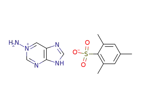 1-aminopurinium mesitylenesulfonates