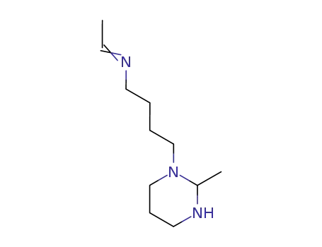 1-<4'-(N-ethylidene)aminobutyl>-2-methylhexahydropyrimidine
