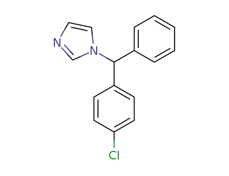Molecular Structure of 102993-83-9 (1H-Imidazole, 1-[(4-chlorophenyl)phenylmethyl]-)
