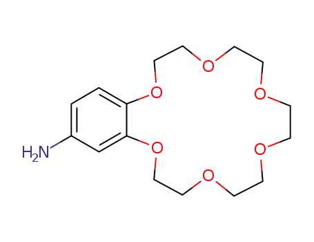 Molecular Structure of 68941-06-0 (4'-Aminobenzo-18-crown-6)