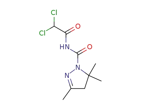 3,5,5-Trimethyl-4,5-dihydro-pyrazole-1-carboxylic acid (2,2-dichloro-acetyl)-amide