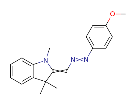 1H-Indole, 2,3-dihydro-2-(((4-methoxyphenyl)azo)methylene)-1,3,3-trimethyl-