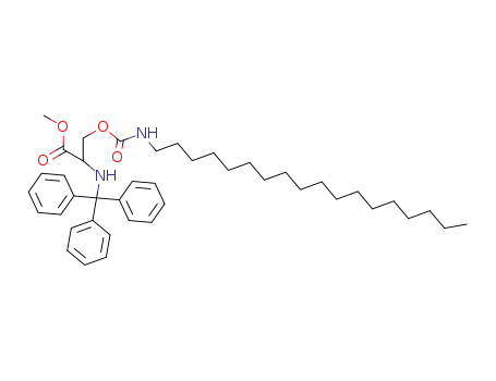 O-octadecylcarbamoyl-N-tritylserine methyl ester