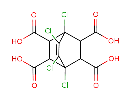 1,4,7,8-tetrachlorobicyclo<2.2.2>oct-7-ene-2,3,5,6-tetracarboxylic acid