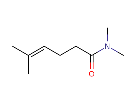 Molecular Structure of 89171-33-5 (4-Hexenamide, N,N,5-trimethyl-)