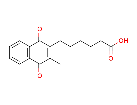 6‐(3‐methyl‐1,4‐dioxo‐1,4‐dihydronaphthalen‐2‐yl)hexanoic acid