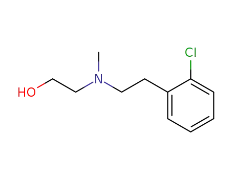 Molecular Structure of 86129-52-4 (Ethanol, 2-[[2-(2-chlorophenyl)ethyl]methylamino]-)