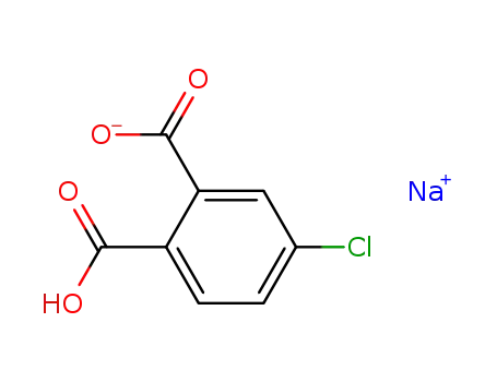 Molecular Structure of 56047-23-5 (4-CHLOROPHTHALIC ACID MONOSODIUM SALT)