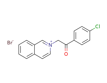 2-(2-(4-chlorophenyl)-2-oxoethyl)isoquinolin-2-ium bromide