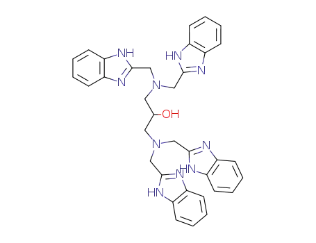 Molecular Structure of 83144-89-2 (N,N,N',N'-TETRAKIS(2-BENZIMIDAZOLYLMETHYL)-1,3-DIAMINOPROPAN-2-OL)