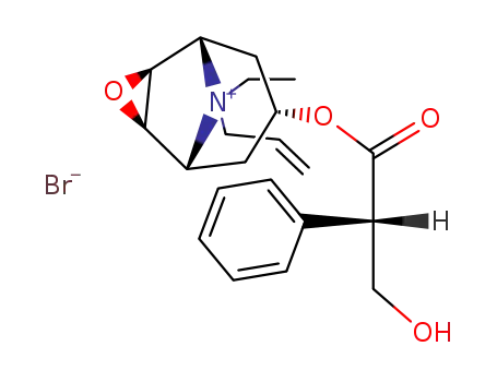 (1R,2R,4S,5S,7S)-9-Allyl-9-ethyl-7-((S)-3-hydroxy-2-phenyl-propionyloxy)-3-oxa-9-azonia-tricyclo[3.3.1.02,4]nonane; bromide