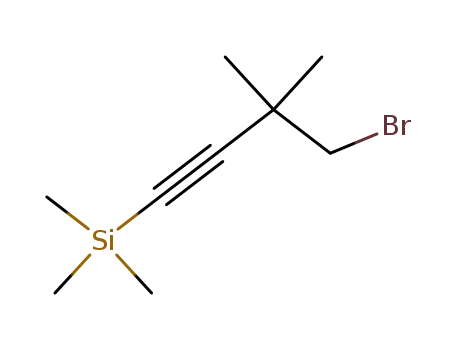 4-bromo-3,3-dimethyl-1-(trimethylsilyl)-1-butyne