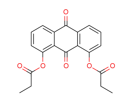 Propionic acid 9,10-dioxo-8-propionyloxy-9,10-dihydro-anthracen-1-yl ester