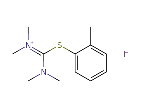 (Dimethylamino-o-tolylsulfanyl-methylene)-dimethyl-ammonium; iodide