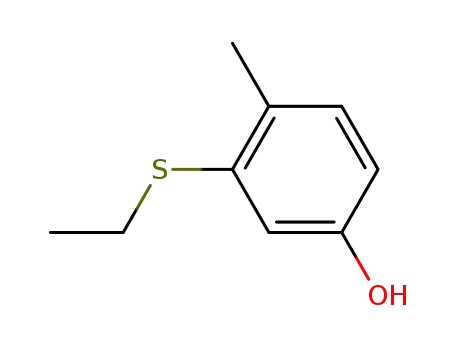 3-Ethylsulfanyl-4-methyl-phenol