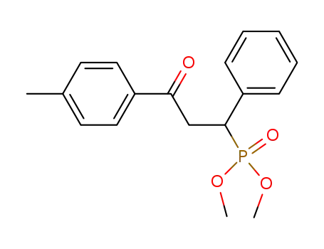 (3-Oxo-1-phenyl-3-p-tolyl-propyl)-phosphonic acid dimethyl ester