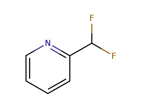 Molecular Structure of 114468-01-8 (Pyridine, 2-(difluoromethyl)- (9CI))