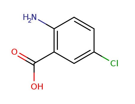 C7H6ClNO2  2-Amino-5-chlorobenzoic acid  635-21-2