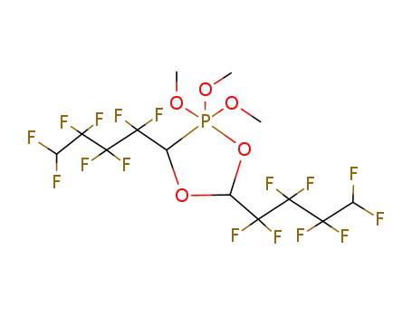 2,2,2-Trimethoxy-3,5-bis-(1,1,2,2,3,3,4,4-octafluoro-butyl)-2λ5-[1,4,2]dioxaphospholane