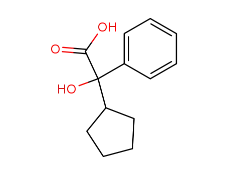 Molecular Structure of 427-49-6 (alpha-Cyclopentylmandelic acid)