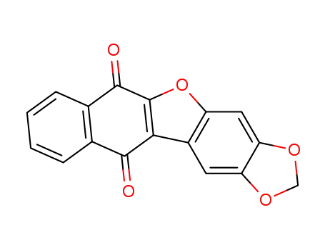 2,3-(methylenedioxy)benzo[b]naphtho[2,3-d]furan-7,11-dione