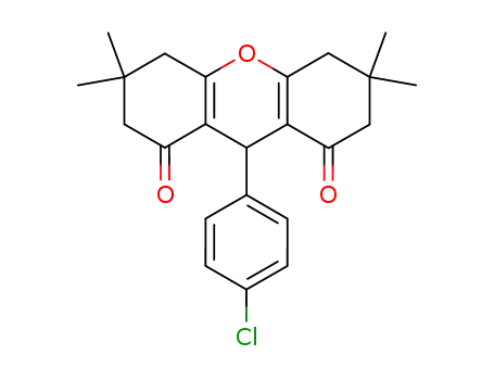 9-(4-chlorophenyl)-3,3,6,6-tetramethyl-2,3,4,5,6,7,8,9-octahydroxanthene-1,8-dione