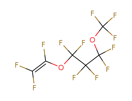 Molecular Structure of 40573-09-9 (1,1,2,2,3,3-hexafluoro-1-[(trifluoroethenyl)oxy]-3-trifluoromethoxy-propan)
