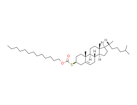 Thiocarbonic acid S-[(3S,8S,9S,10R,13R,14S,17R)-17-((R)-1,5-dimethyl-hexyl)-10,13-dimethyl-2,3,4,7,8,9,10,11,12,13,14,15,16,17-tetradecahydro-1H-cyclopenta[a]phenanthren-3-yl] ester O-tridecyl ester