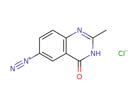 diazonium chloride of 2-methyl-6-amino-4-oxoquinazoline