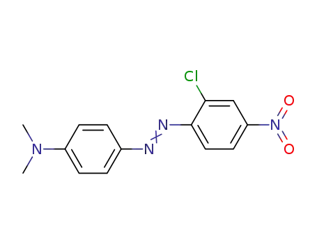 Molecular Structure of 3150-84-3 (Benzenamine, 4-[(2-chloro-4-nitrophenyl)azo]-N,N-dimethyl-)