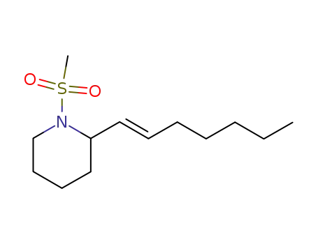 2-((E)-Hept-1-enyl)-1-methanesulfonyl-piperidine
