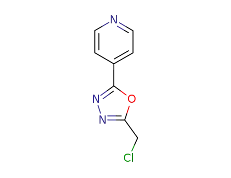 Pyridine, 4-[5-(chloromethyl)-1,3,4-oxadiazol-2-yl]-