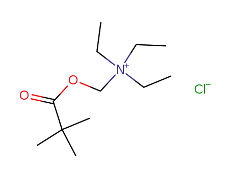 (2,2-Dimethyl-propionyloxymethyl)-triethyl-ammonium; chloride