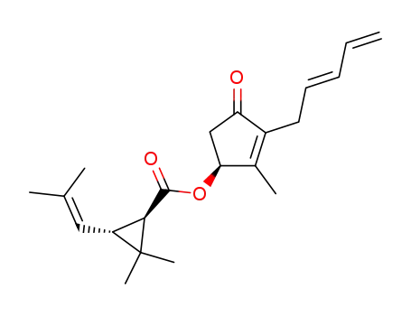 (1S)-2-methyl-4-oxo-3-((E)-penta-2,4-dien-1-yl)cyclopent-2-en-1-yl (1R,3R)-2,2-dimethyl-3-(2-methylprop-1-enyl)cyclopropane-1-carboxylate