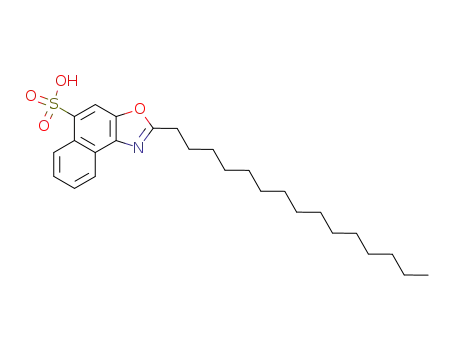 2'-pentadecylnaphth<3,4-d>oxazole-1-sulfonic acid