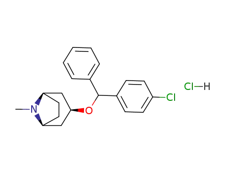 3β-<(4'-chlorophenyl)phenylmethoxy>tropane hydrochloride
