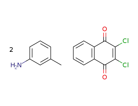 2,3-Dichloro-[1,4]naphthoquinone; compound with m-tolylamine