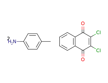2,3-Dichloro-[1,4]naphthoquinone; compound with p-tolylamine