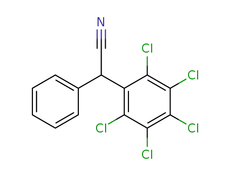 α-Phenyl-α-(2,3,4,5,6-pentachlorophenyl)acetonitrile