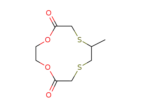 8-methyl-1,4-dioxa-7,10-dithiacyclododecane-5,12-dione