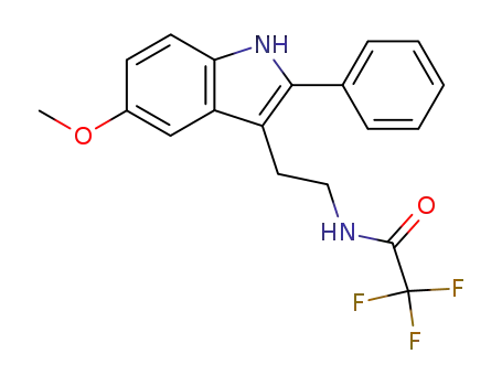 N-<2-(5-methoxy-2-phenylindol-3-yl)ethyl>trifluoroacetamide