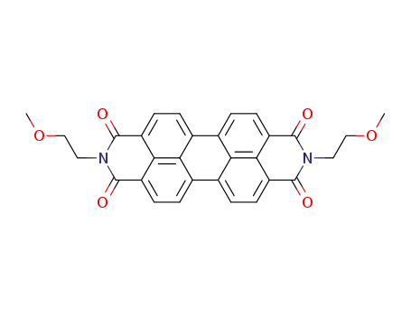 Molecular Structure of 59765-31-0 (N,N'-DI(2-METHOXYETHYL)-PERYLENE-TETRACARBONIC ACID, DIAMIDE)